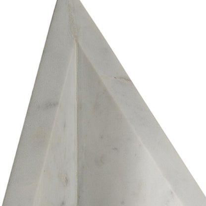 Set of Two 7" White Metal Decorative Bookends
