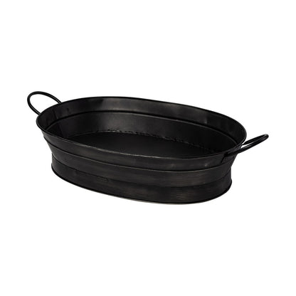 14" Black Metal Basket