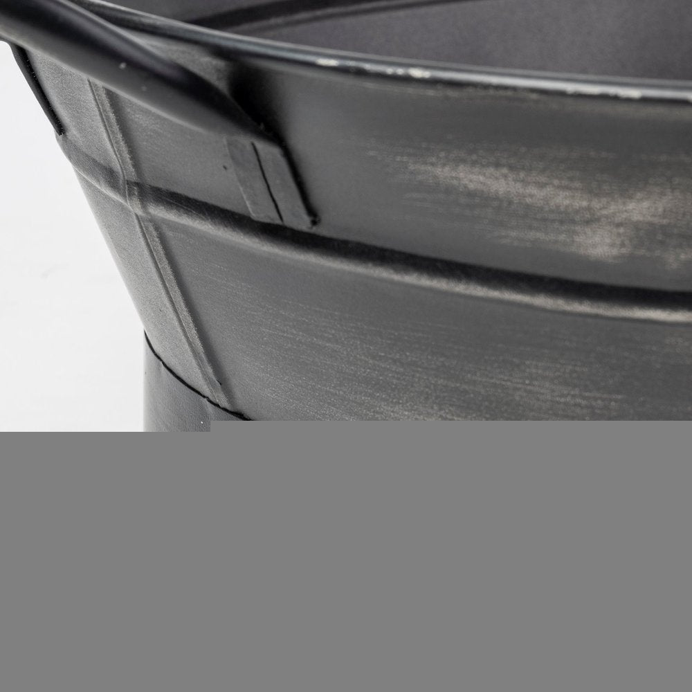 14" Black Metal Basket