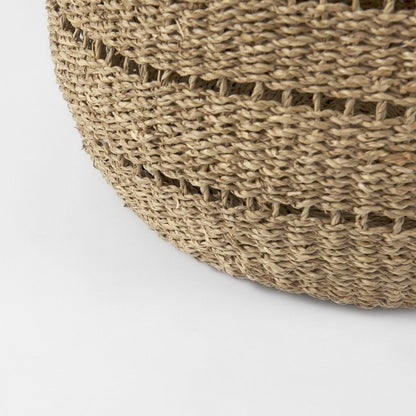 Set of Two Brown Wicker Basket