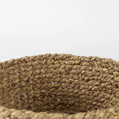 Set of Three Brown Wicker Basket