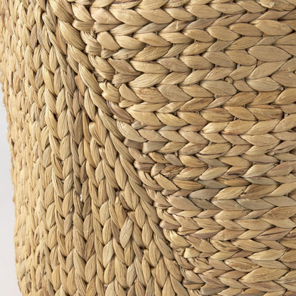 Set of Three Brown Wicker Basket