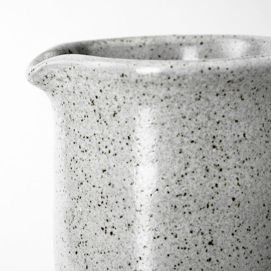 12" Gray Cylinder Ceramic Urns Jars