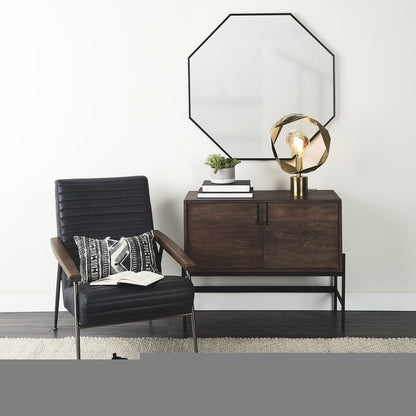 Golden Geometric Halo Table Or Desk Lamp