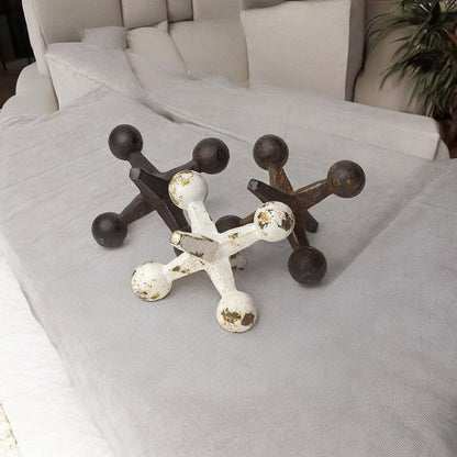 Set Of Three Iron Jack Sculptures