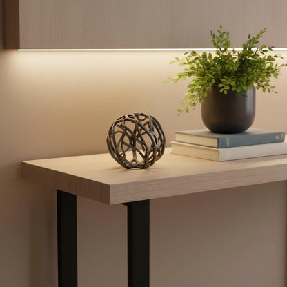 Silver Metal Tree Branch Sculpture