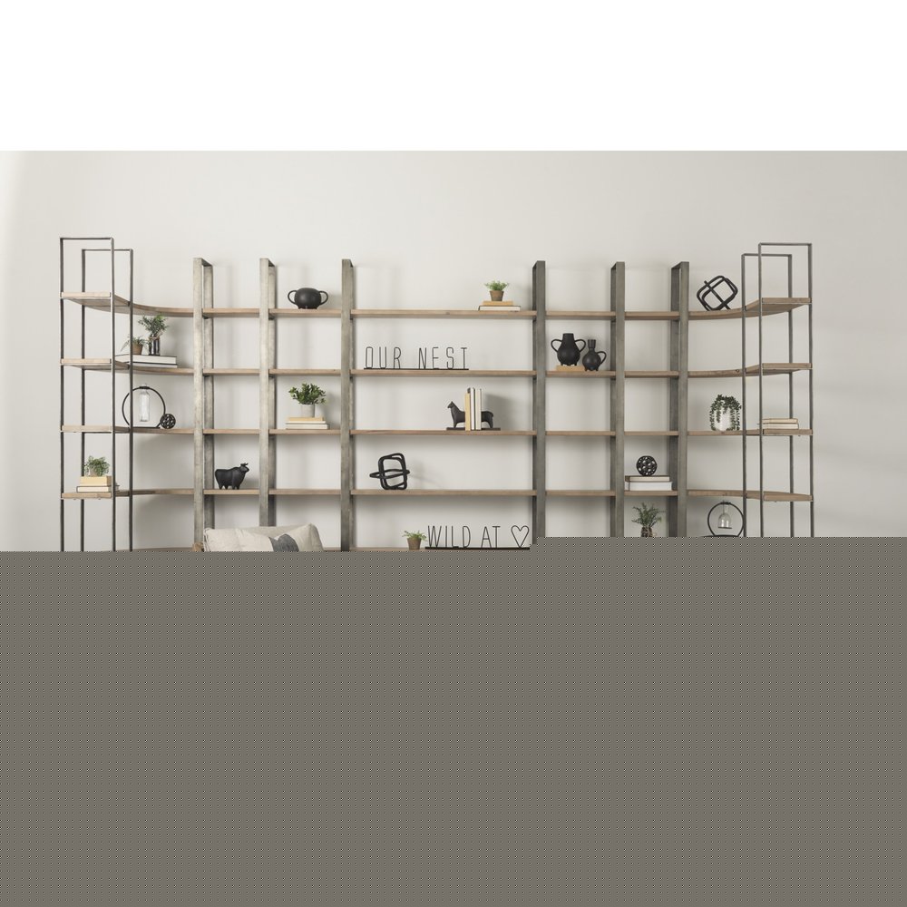 24" Black Metal Our Nest Tabletop Sculpture