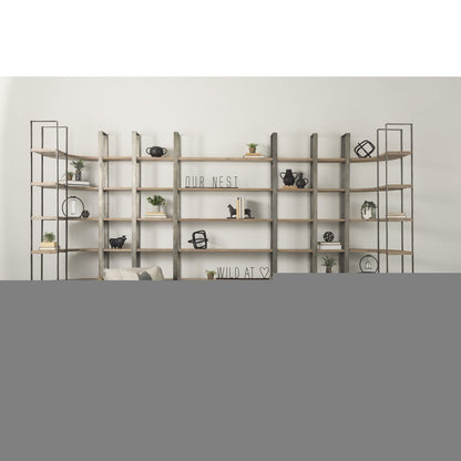 24" Black Metal Our Nest Tabletop Sculpture