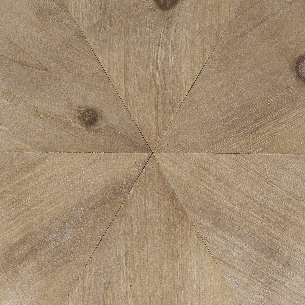 Set of Two Natural Solid Wood Box With Lid