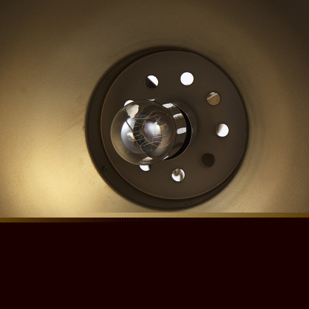 Gold Metal Sphere Pendant Hanging Light