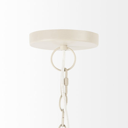 Light Brown Six Tier Hanging Chandelier