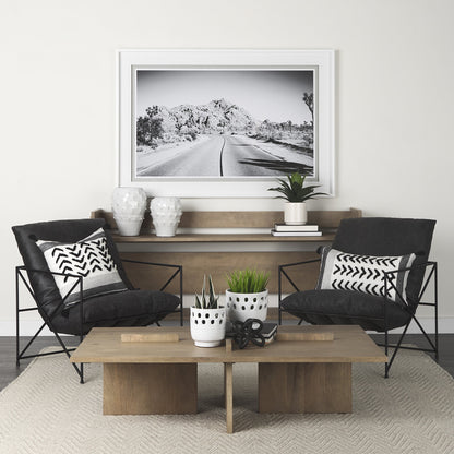 34" Natural Wood Coffee Table
