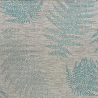 5' X 7' Gray Indoor Outdoor Area Rug