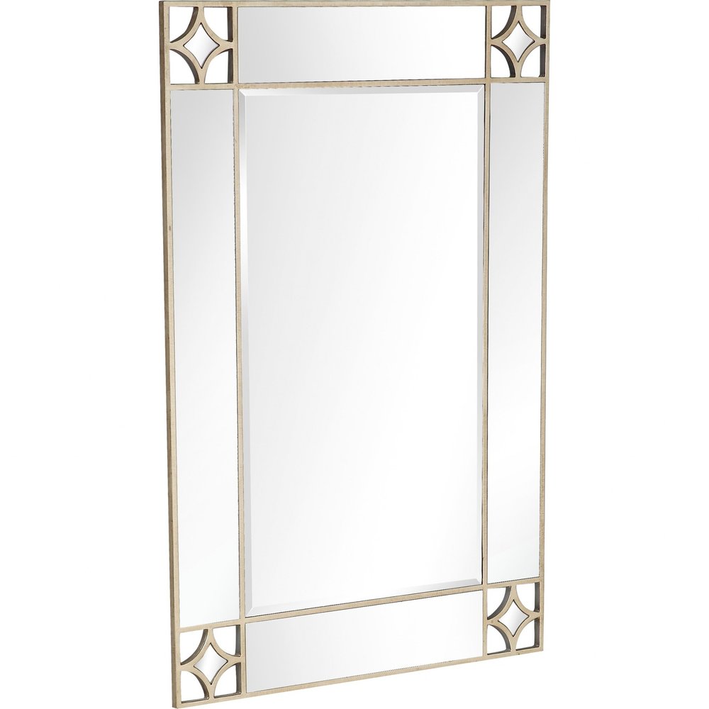 46" Champagne Framed Accent Mirror
