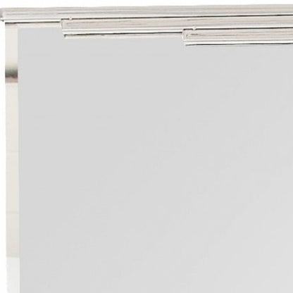 46" Silver Framed Accent Mirror