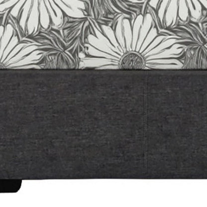 Black Faux Leather King Bed Frame
