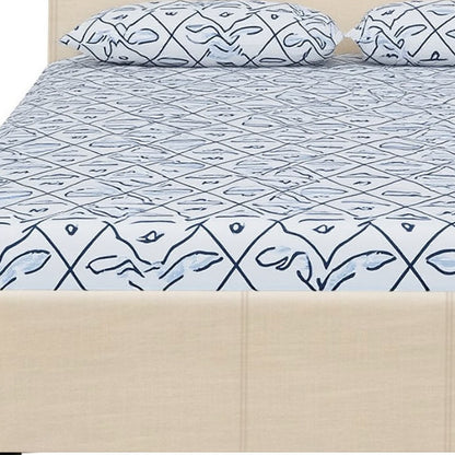Black Faux Leather King Bed Frame
