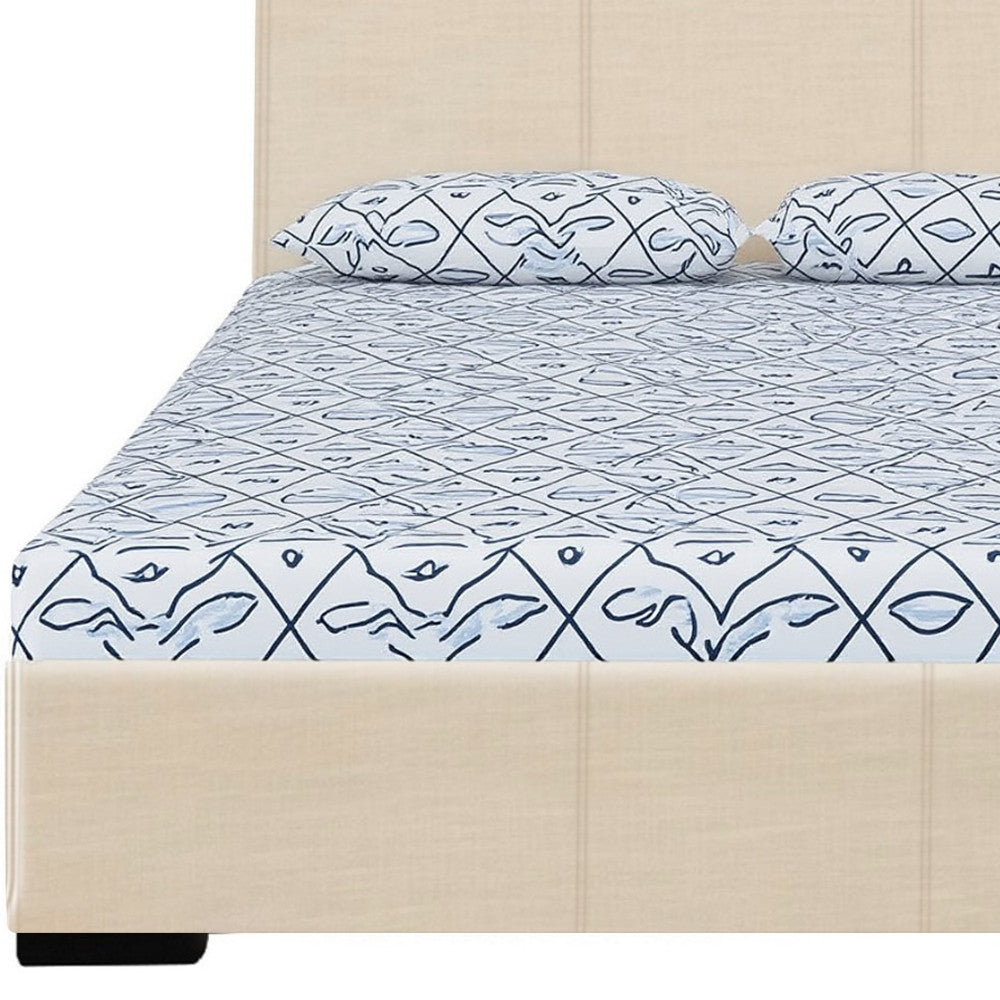 Black Faux Leather King Bed Frame