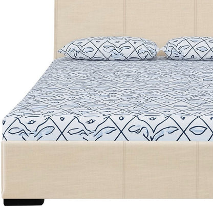 Black Faux Leather King Bed Frame