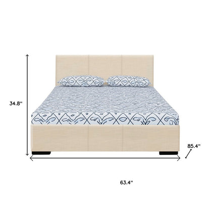 Black Faux Leather King Bed Frame