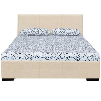 Black Faux Leather King Bed Frame