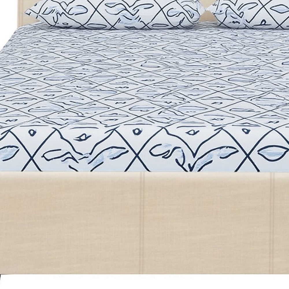 Black Faux Leather King Bed Frame