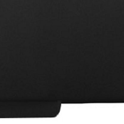 Black Faux Leather King Bed Frame