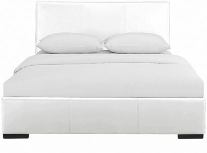 Black Faux Leather King Bed Frame