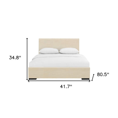 Black Faux Leather King Bed Frame