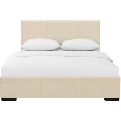 Black Faux Leather King Bed Frame
