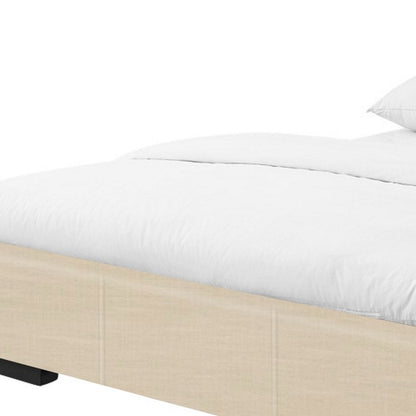 Black Faux Leather King Bed Frame