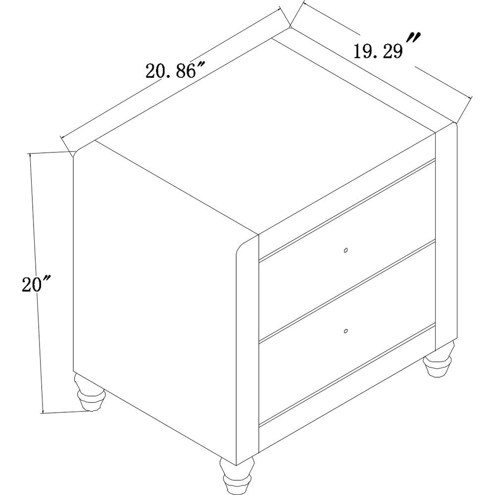Black Wood And Linen King Bed Frame