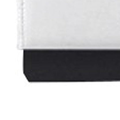 Black Wood And Linen King Bed Frame