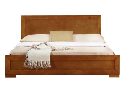 Oak Wood King Bed Frame