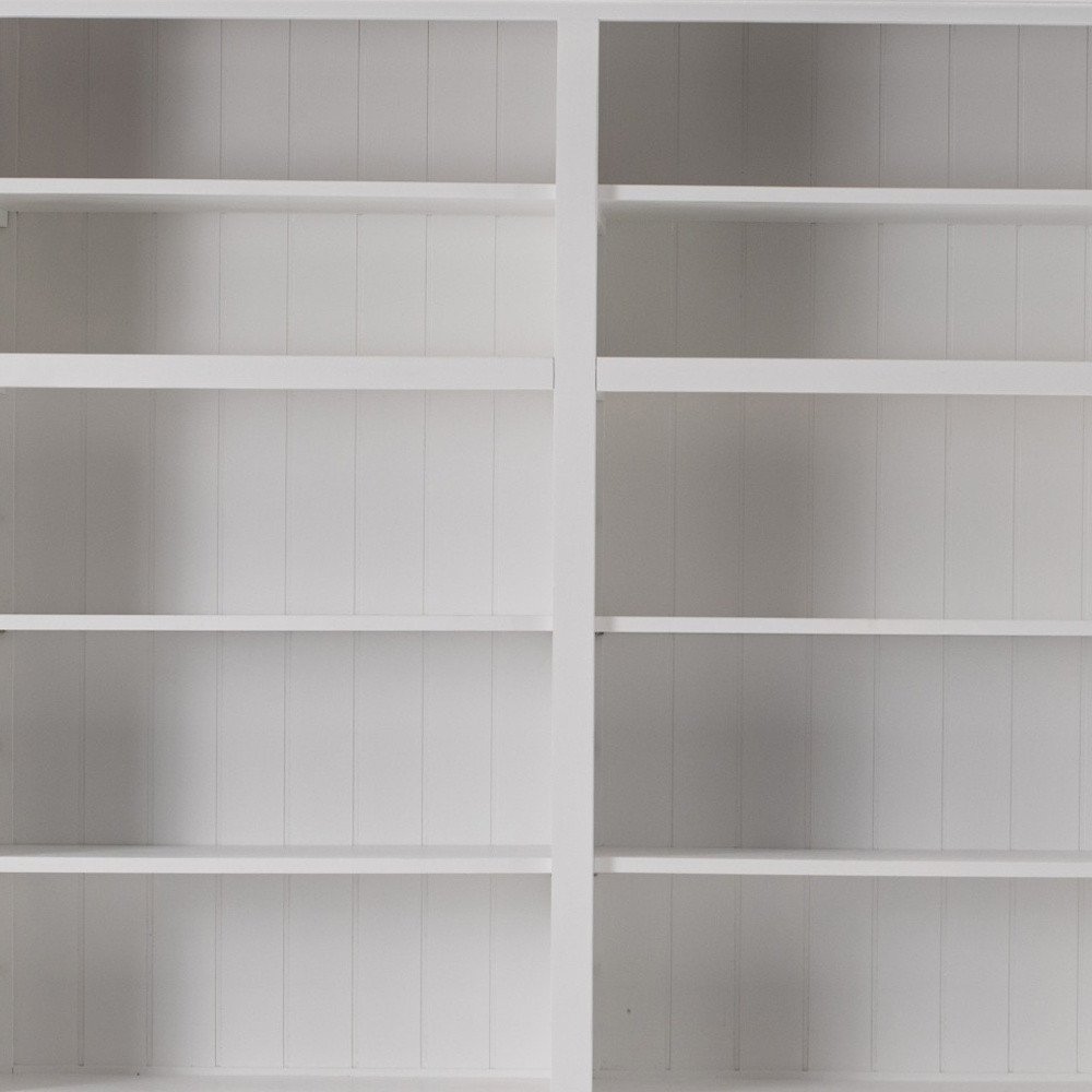 71" White Solid Wood Frame Dining Hutch With Multiple Shelves And Three Drawers