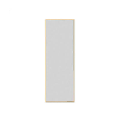 64" Silver Metal Freestanding and Wall Mount Accent Mirror