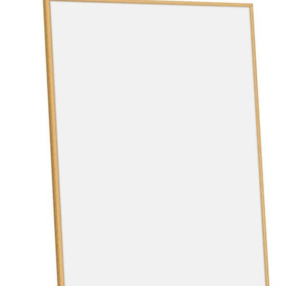 64" Silver Metal Freestanding and Wall Mount Accent Mirror