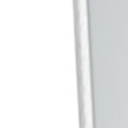 64" Silver Metal Wall Mounted And Freestanding Framed Accent Mirror