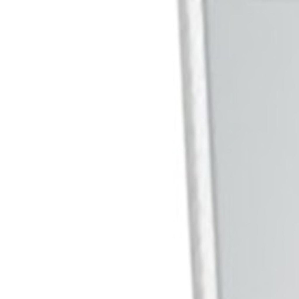 64" Silver Metal Wall Mounted And Freestanding Framed Accent Mirror