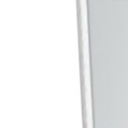 64" Silver Metal Wall Mounted And Freestanding Framed Accent Mirror