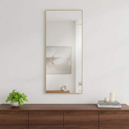 47" Gold Metal Accent Mirror