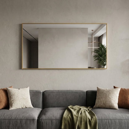 47" Gold Metal Accent Mirror