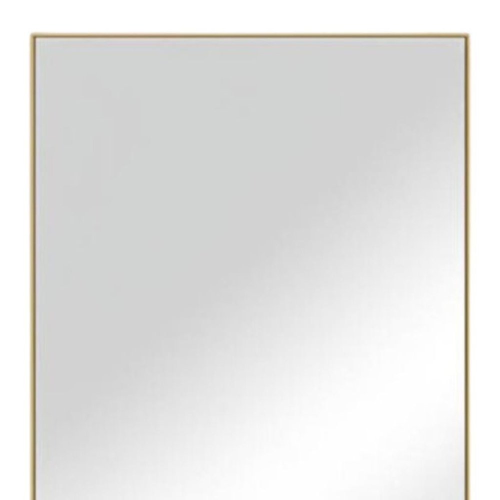 47" Gold Metal Accent Mirror