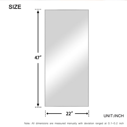 47" Gold Metal Accent Mirror