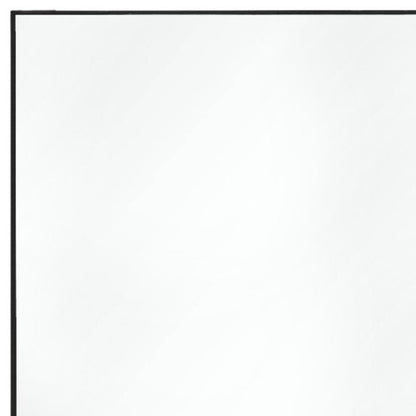51" Black Metal Framed Full Length Hanging Mirror