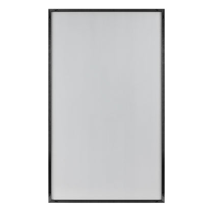 51" Black Metal Framed Full Length Hanging Mirror