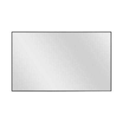 59" Black Metal Framed Full Length Hanging Mirror