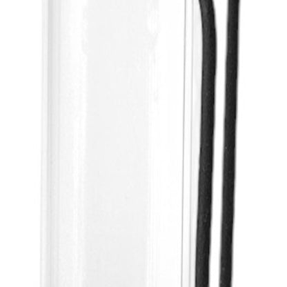 Set of Three Black Abstract Cylinder Metal Table Vase