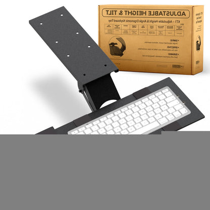 Black Ergonomic Under Desk Pull Out Keyboard Tray