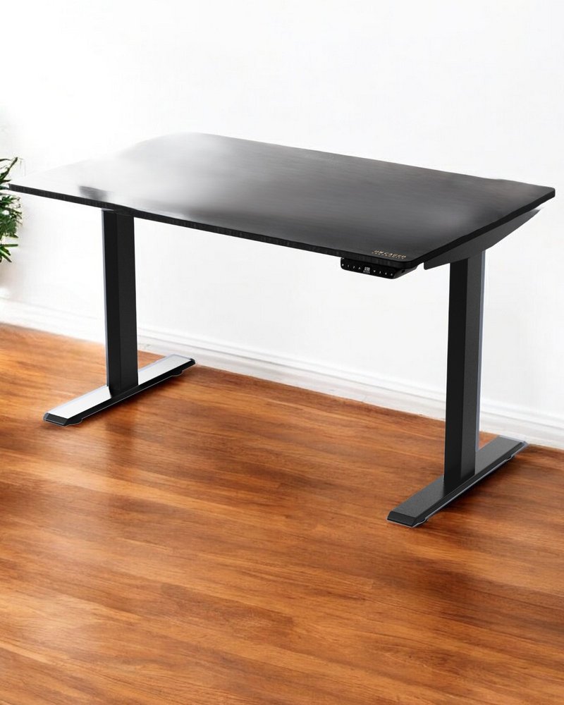 48" Adjustable Black Stainless Steel Standing Desk